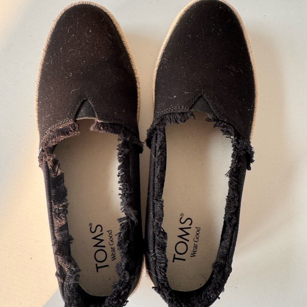 TOMS Valencia Platform Espadrilles | Size 7